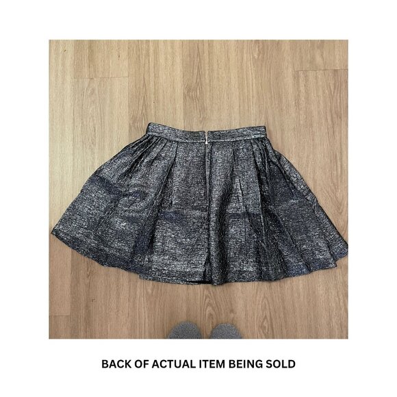 Kate Spade Skirt the Rules Metallic Aimee Skirt - Size 10 - Picture 3 of 6